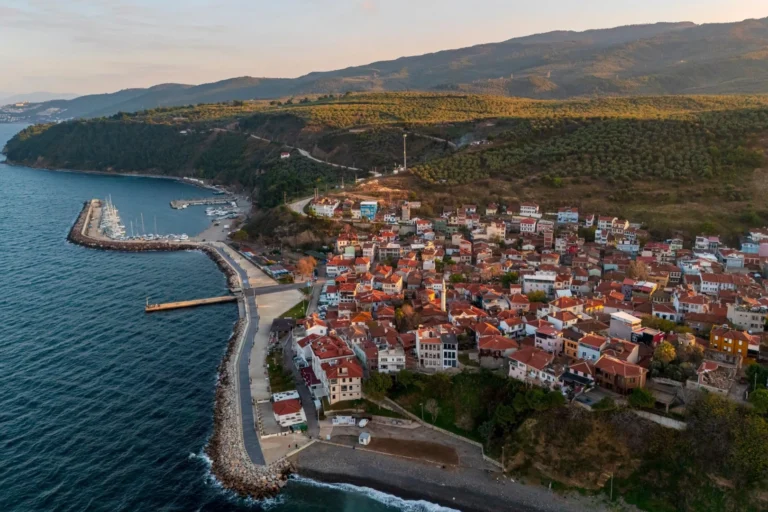 Anayasa Mahkemesi binası ve önünde Türk bayrağı