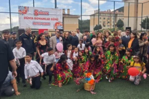 Keşan'da Dünya Romanlar Günü kutlamaları kapsamında düzenlenen etkinliklerden bir kesit