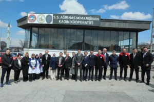 Kayseri'de Mimar Sinan'ı Anma Haftası kapsamında düzenlenen törenden bir görüntü