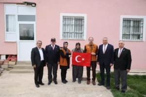 Konya'da Polis Haftası kapsamında şehit polis ailelerine yapılan vefa ziyaretleri