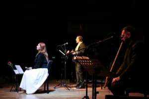 Ankara'da Mevlana ve opera buluşması etkinliğinden bir sahne