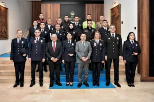 Kayseri Büyükşehir Belediye Başkanı Dr. Memduh Büyükkılıç, Polis Haftası kapsamında Vali Gökmen Çiçek'i ziyaret etti.