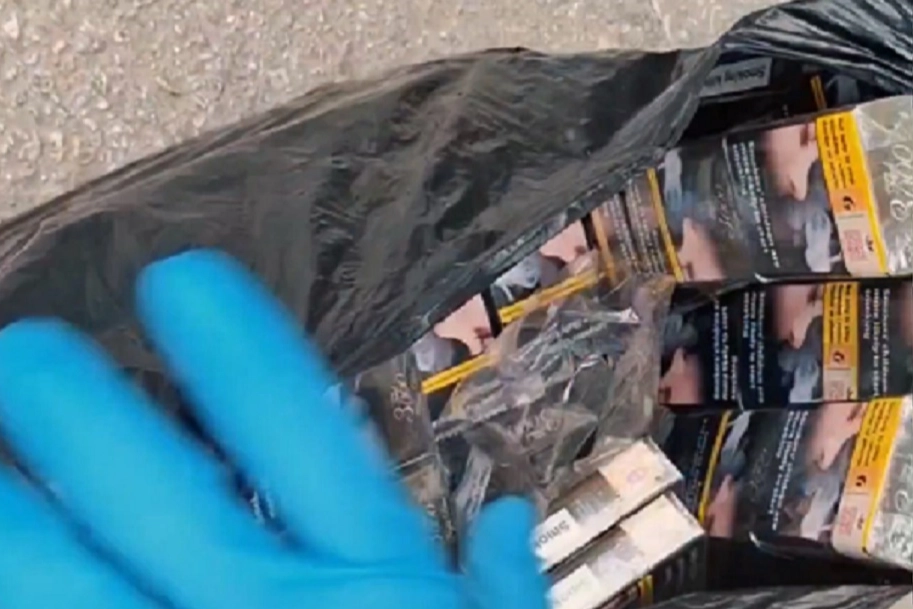 Bilecik'te kaçak sigara operasyonunda ele geçirilen sigaralar