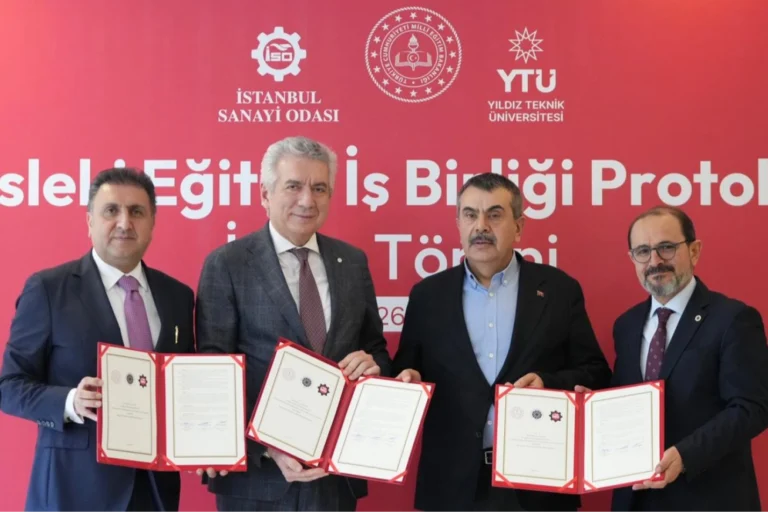 İstanbul'da mesleki eğitim iş birliği protokolü imza töreni