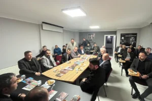 MHP Bilecik İl Başkanı İbrahim Bağ ve teşkilat yöneticileri