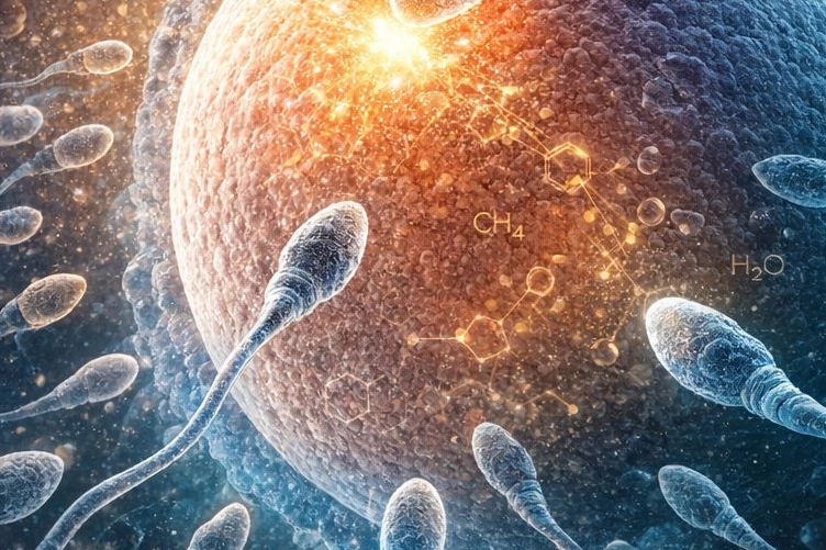 Bilim insanları döllenme sürecinde yumurtanın aktif rolünü gösteren bir illüstrasyon