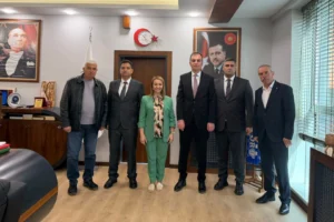 Bilecik Pazaryeri duble yol projesi kapsamında yapılan toplantı