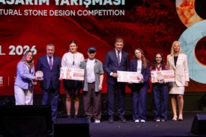 Marble İzmir Fuarı'nda doğaltaş tasarım yarışması ödül töreni