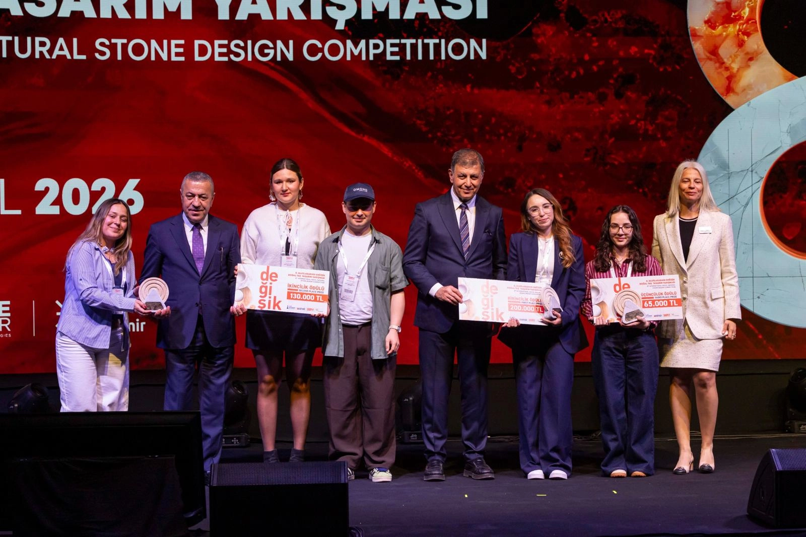Marble İzmir Fuarı'nda doğaltaş tasarım yarışması ödül töreni