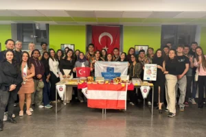 Viyana'da düzenlenen Act4Food projesinde Bursa Yıldırım Ticaret MTAL öğrencileri Türk kültürünü tanıttı