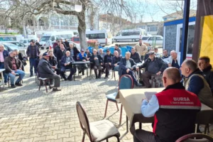 Mudanya'da üreticilere bitki koruma ürünleri uygulama ve satış eğitimleri verildi