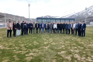 Türkiye Spor Yazarları Derneği üyeleri Erciyes Yüksek İrtifa Kamp Merkezi'ni ziyaret etti.