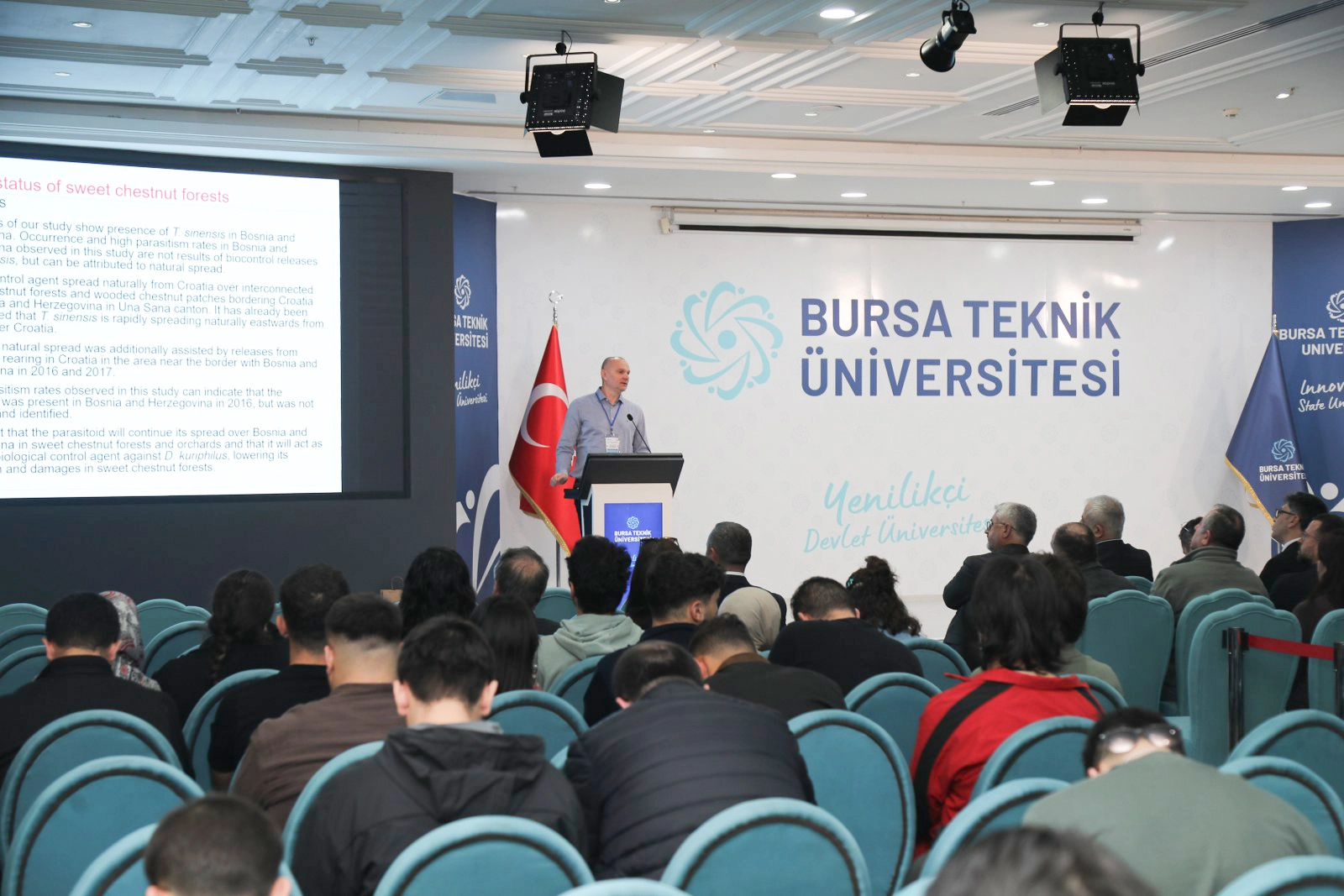 Bursa Teknik Üniversitesi'nde kestane ormanlarının geleceği ve tehditlere karşı mücadele yöntemleri konulu çalıştay düzenlendi.