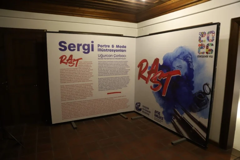 Eskişehir'de Uğurcan Çorbacı'nın 'Rast' sergisi açıldı