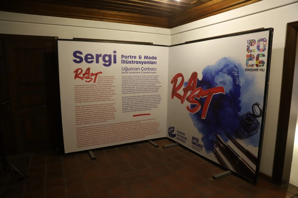 Eskişehir'de Uğurcan Çorbacı'nın 'Rast' sergisi açıldı