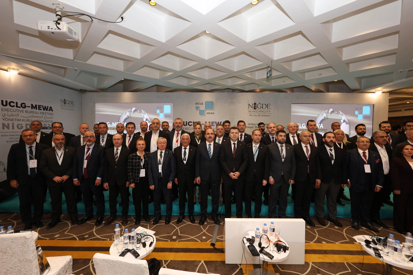 Başkan Uğur İbrahim Altay UCLG-MEWA toplantısında küresel krizlere karşı yerel yönetimlerin rolünü anlattı.