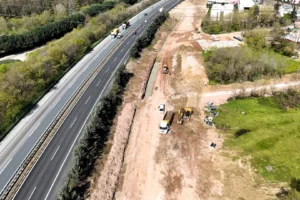 Kocaeli Alikahya TEM Bağlantı Yolu Projesi inşaat çalışması