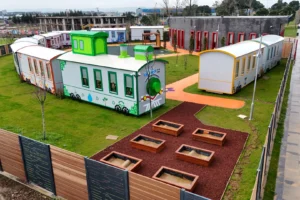 Gebze Lokomotif Çocuk Köyü'nün açılışını simgeleyen görsel