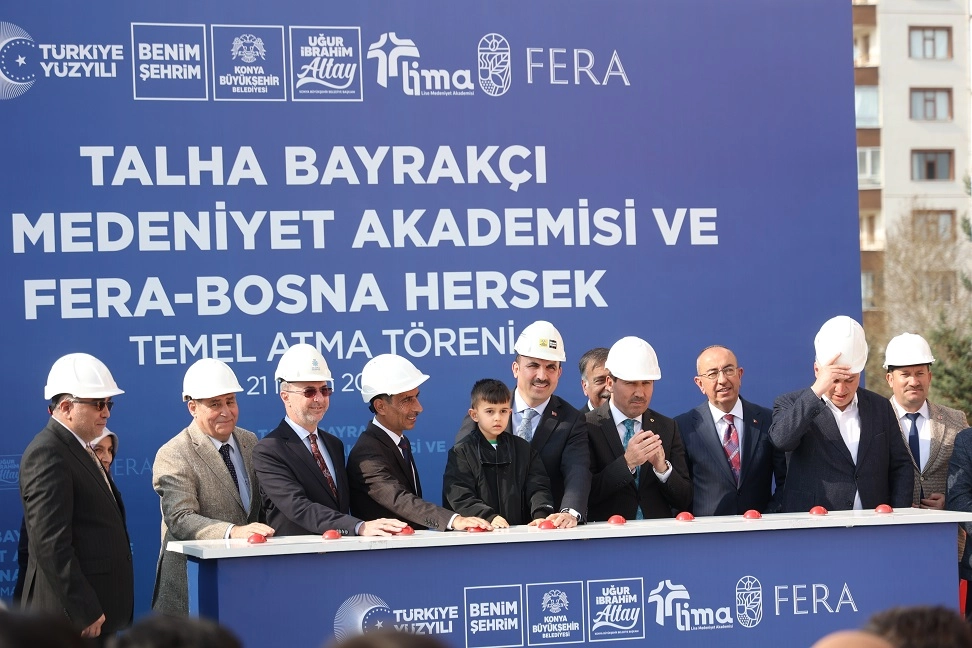 Konya'da Lise Medeniyet Akademisi ve FERA Tesisleri temel atma töreni