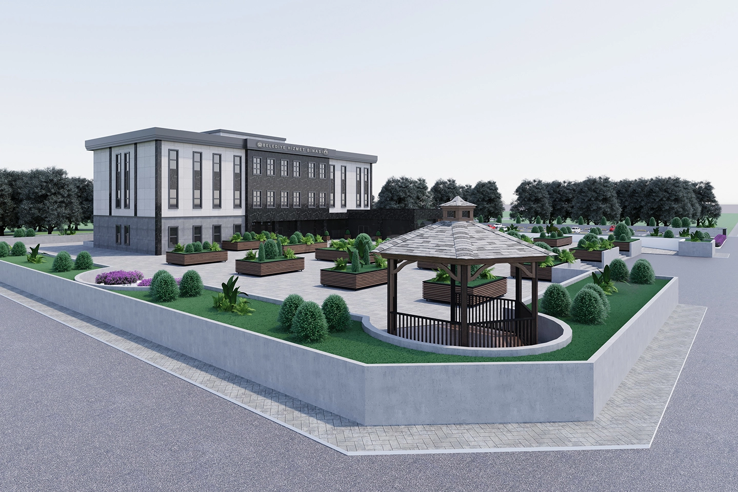 Malatya Büyükşehir Belediyesi'nin Akçadağ ve Doğanşehir ilçeleri için hazırladığı yeni hizmet binaları projeleri