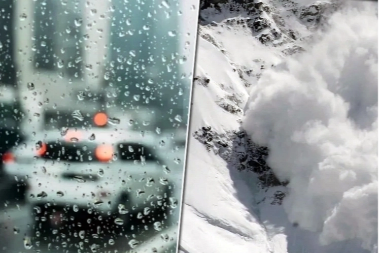 Meteoroloji'den kuvvetli yağış ve çığ tehlikesi uyarısı