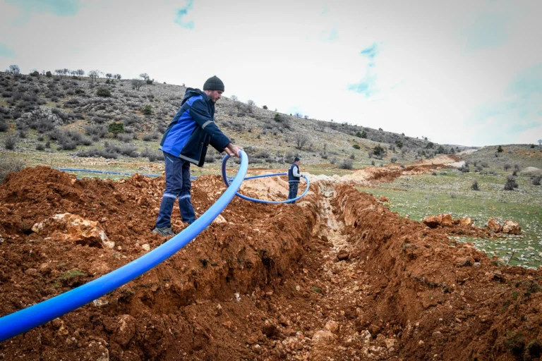 Malatya Arapgir Yaylacık Mahallesi'ne kazandırılan yeni içme suyu hattı ve deposu