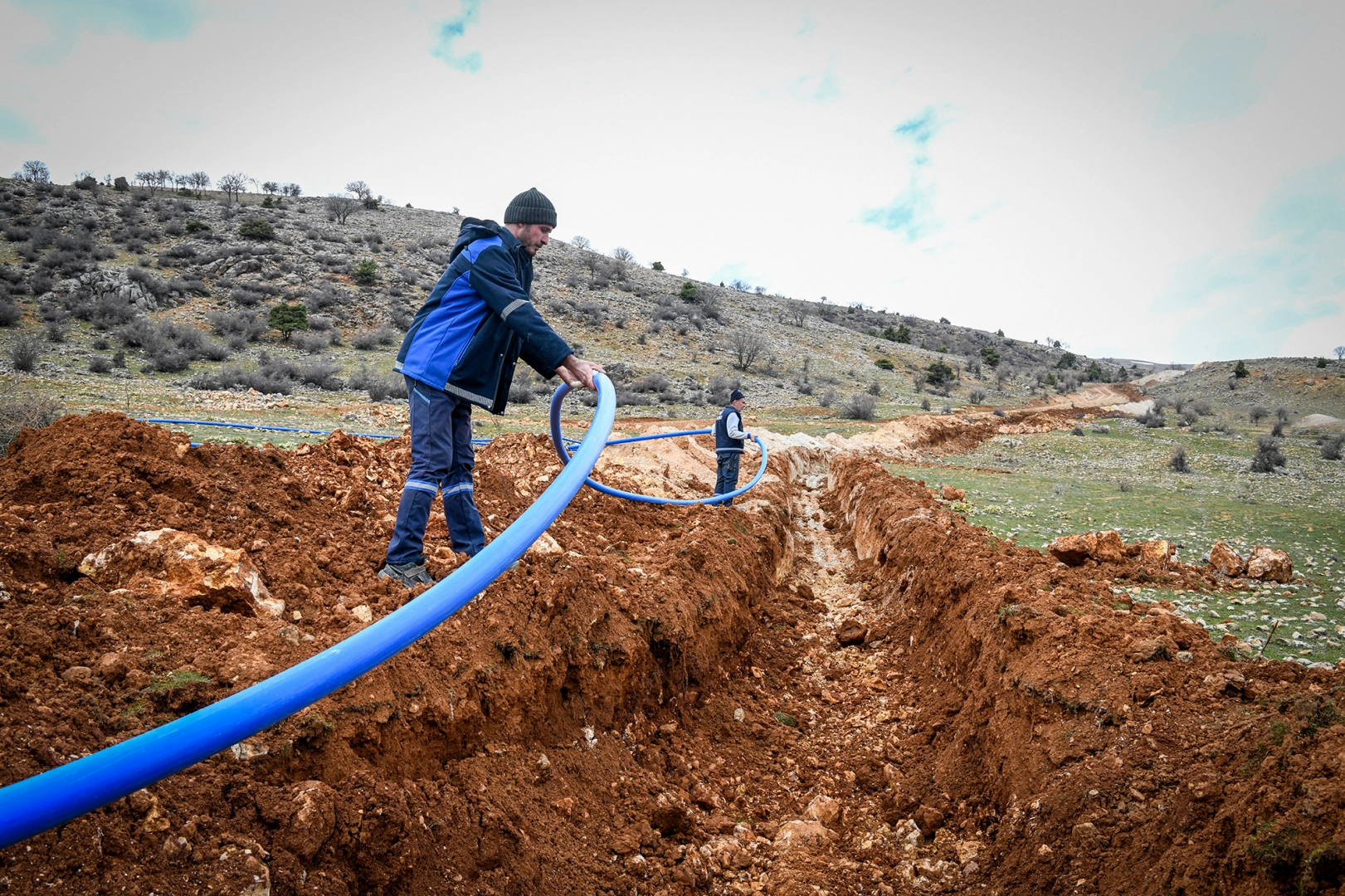 Malatya Arapgir Yaylacık Mahallesi'ne kazandırılan yeni içme suyu hattı ve deposu