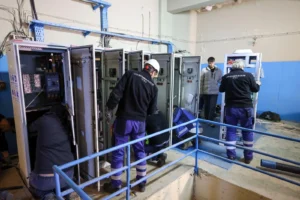 İZSU'nun İzmir'de içme suyu altyapısını modernize ettiği terfi merkezi görseli.