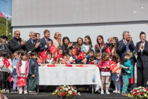 Güzelbahçe Onur Günay Eğitim Kampüsü temel atma töreni