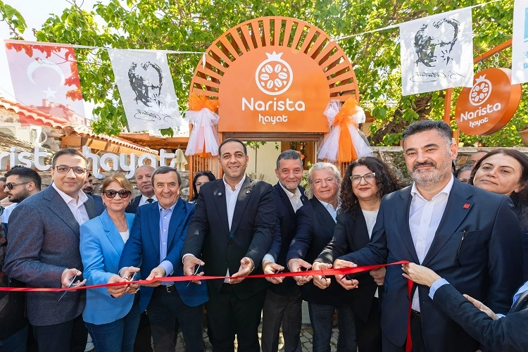 Narista Hayat'ın Tarihi Yukarıköy'deki açılışından genel görünüm