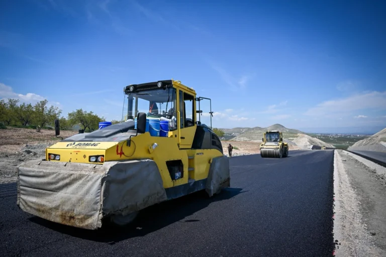 Malatya Kuzey Çevre Yolu inşaat çalışmaları devam ediyor