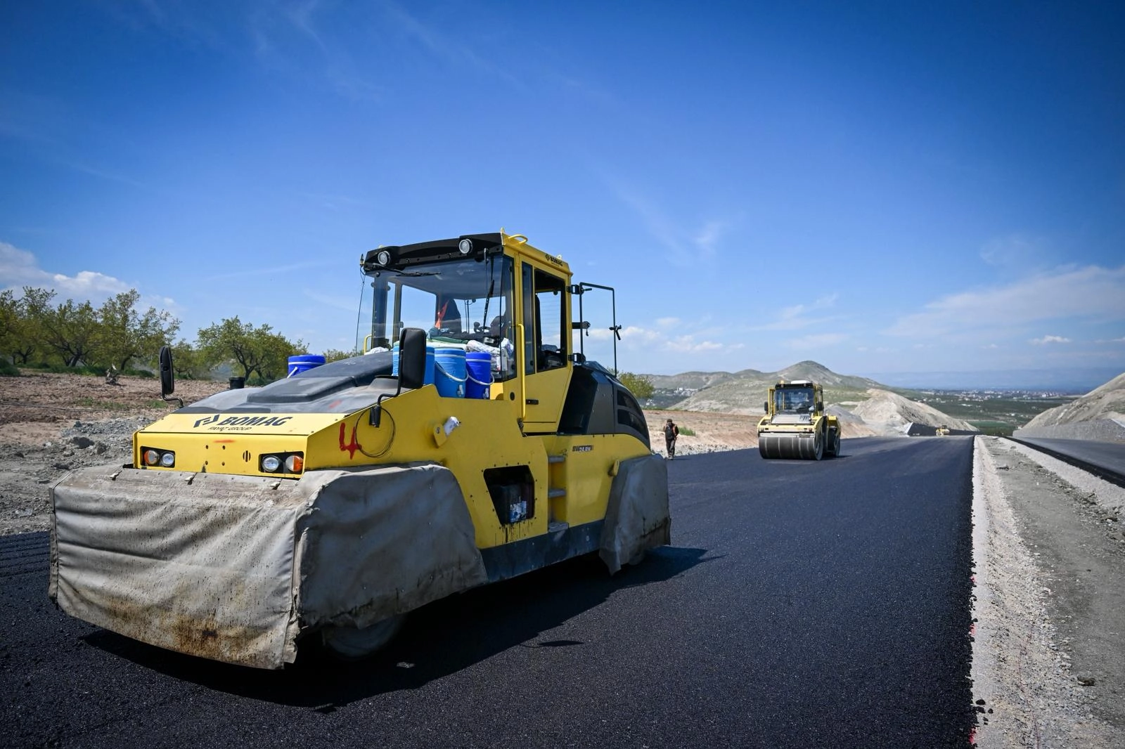 Malatya Kuzey Çevre Yolu inşaat çalışmaları devam ediyor