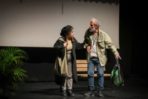 Uluslararası Tiyatro Festivali'nde 'İmparator ve Anjelo' oyunu sahnelendi