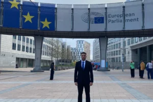 Murat Can Bulşan Avrupa Gençlik Haftası açılış toplantısında Konya'yı temsil ediyor