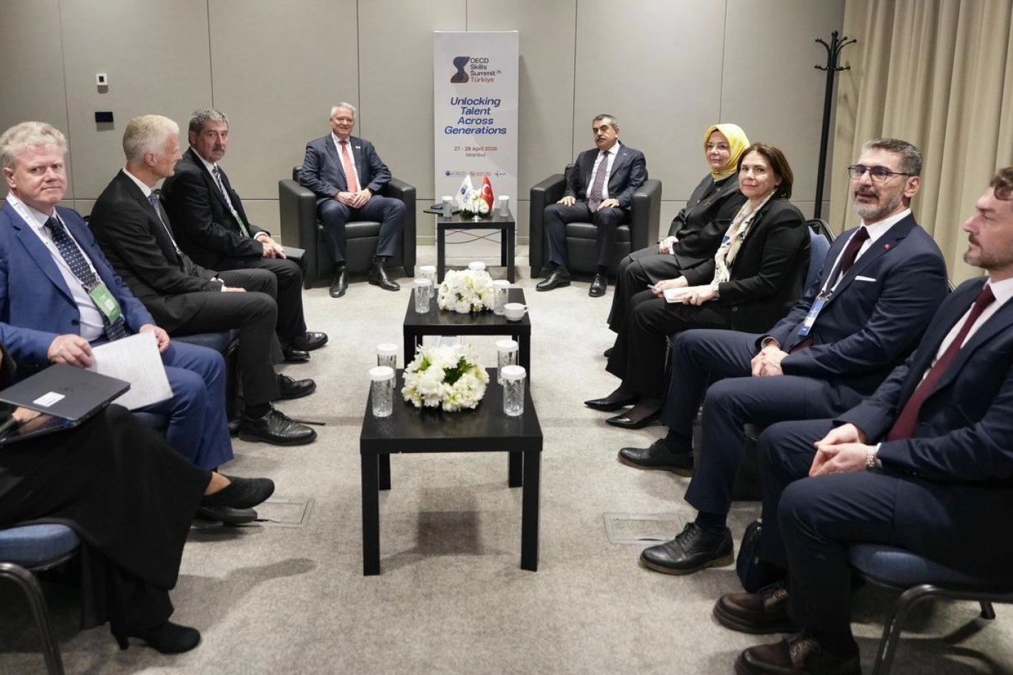 Milli Eğitim Bakanı Yusuf Tekin, İstanbul'da OECD Genel Sekreteri Mathias Cormann ile eğitim iş birliği konularını görüştü.