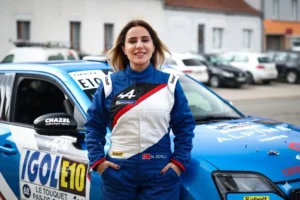 Türk ralli pilotu Nazan Zorlu, elektrikli ralli aracıyla pistte