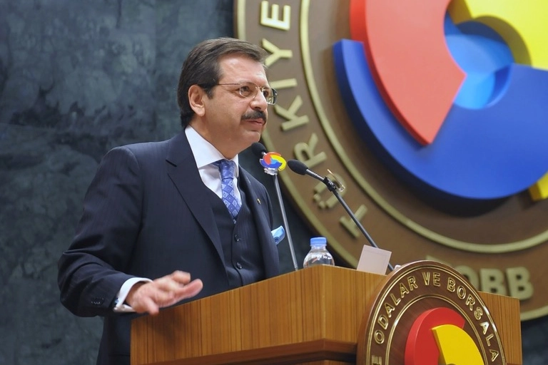 TOBB Başkanı Rifat Hisarcıklıoğlu döviz dönüşüm desteğinin uzatılması çağrısında bulunuyor