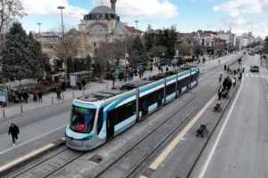 Konya raylı sistemlerinde dijital dönüşümü hedefleyen PantoTECH projesinin tanıtım görseli.