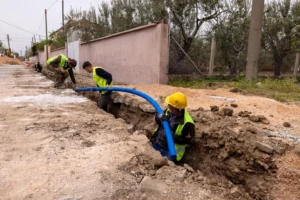 Bergama'da 75 kilometrelik içme suyu hattı yenileme çalışmaları