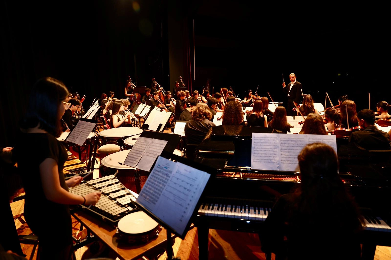 Dokuz Eylül Üniversitesi'nde okul öncesi yaş grubu çocuklarına yönelik düzenlenen klasik müzik etkinliği