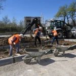 Osmangazi Belediyesi'nin Hamitler Mahallesi'nde yaptığı ulaşım ve üstyapı çalışmaları