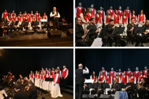 Bursa'da düzenlenen 15 Temmuz Demokrasi ve Millî Birlik Günü Kahramanlık Türkü ve Ezgileri Koro Yarışması Türkiye Finali