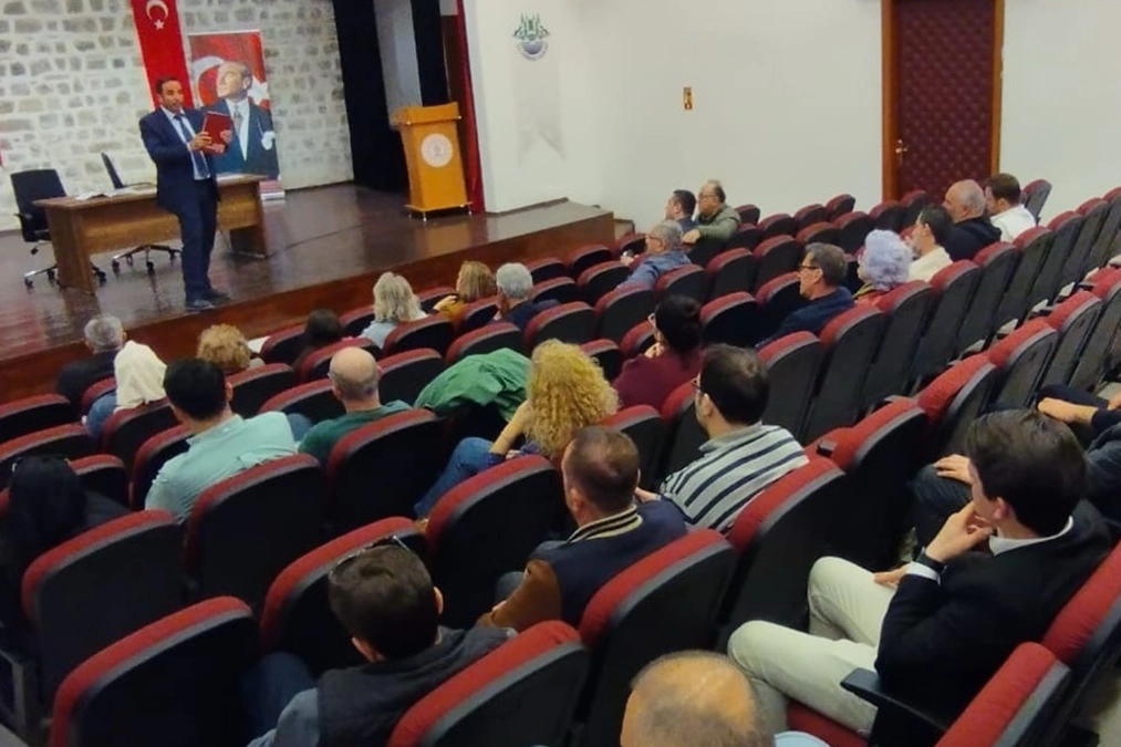 Saros Körfezi'nin sürdürülebilir turizm ve çevre koruma konularının ele alındığı toplantıdan genel görünüm