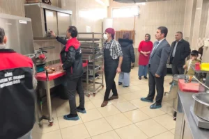 Ağrı'da öğrenci yurtları ve pansiyonlarında gıda denetimi yapılıyor