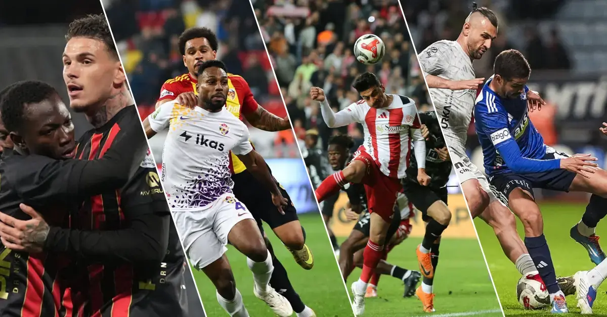 Süper Lig'de küme düşme hattındaki takımların mücadelesi ve puan durumu