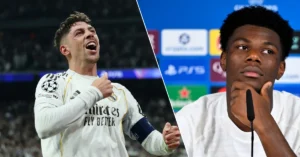 Federico Valverde Real Madrid antrenmanında sakatlandıktan sonra dinlenirken