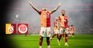 Galatasaray futbol takımı oyuncularının şampiyonluk kutlaması