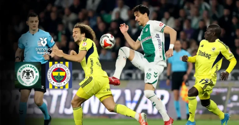 Fenerbahçe'nin Konyaspor deplasman maçı öncesi stadyum ve taraftar görselleri