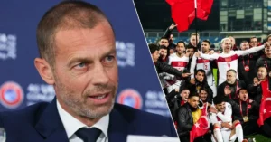 UEFA Başkanı Aleksander Ceferin, Türk futbolunun geldiği noktayı övdü.