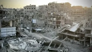 Gazze'de İsrail saldırıları sonucu hayatını kaybedenlerin sayısını gösteren bir görsel.